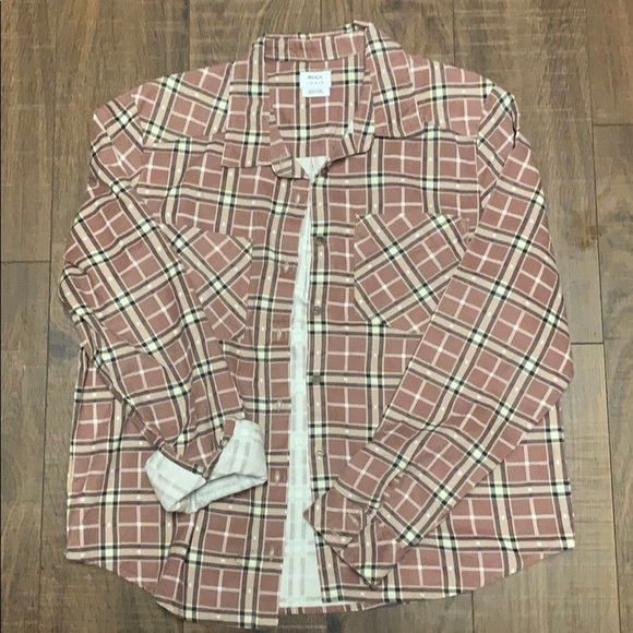 RVCA Mauve flannel - Picture 1 of 3